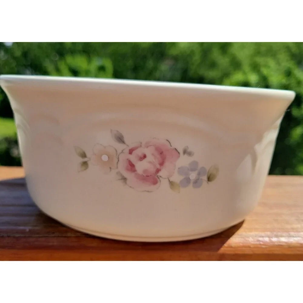 PFALTZGRAFF TEA ROSE KITTY PET BOWL
